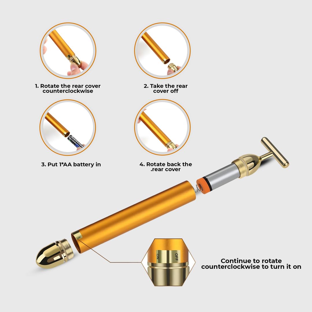 Shopzora™ 24K Gold Face Massager