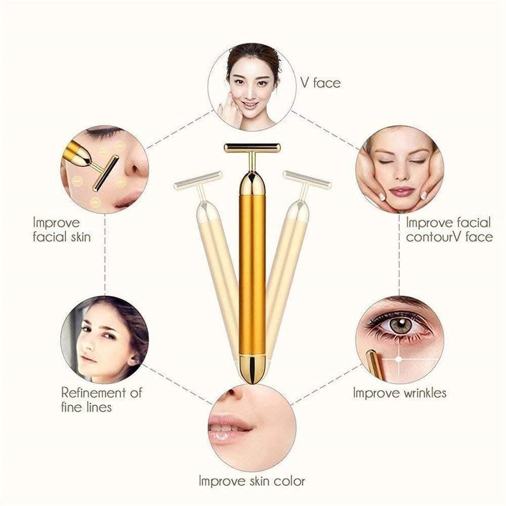 Shopzora™ 24K Gold Face Massager