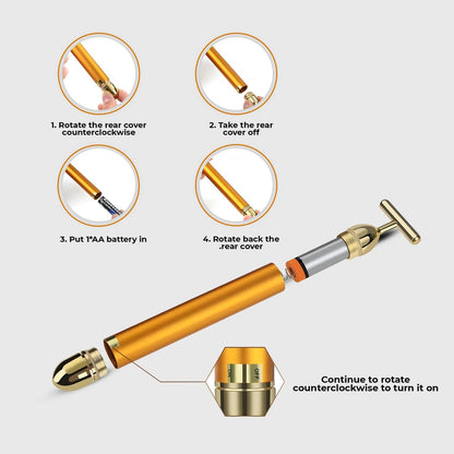 Shopzora™ 24K Gold Face Massager