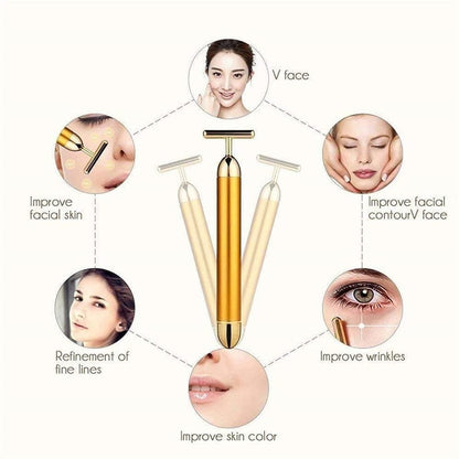 Shopzora™ 24K Gold Face Massager