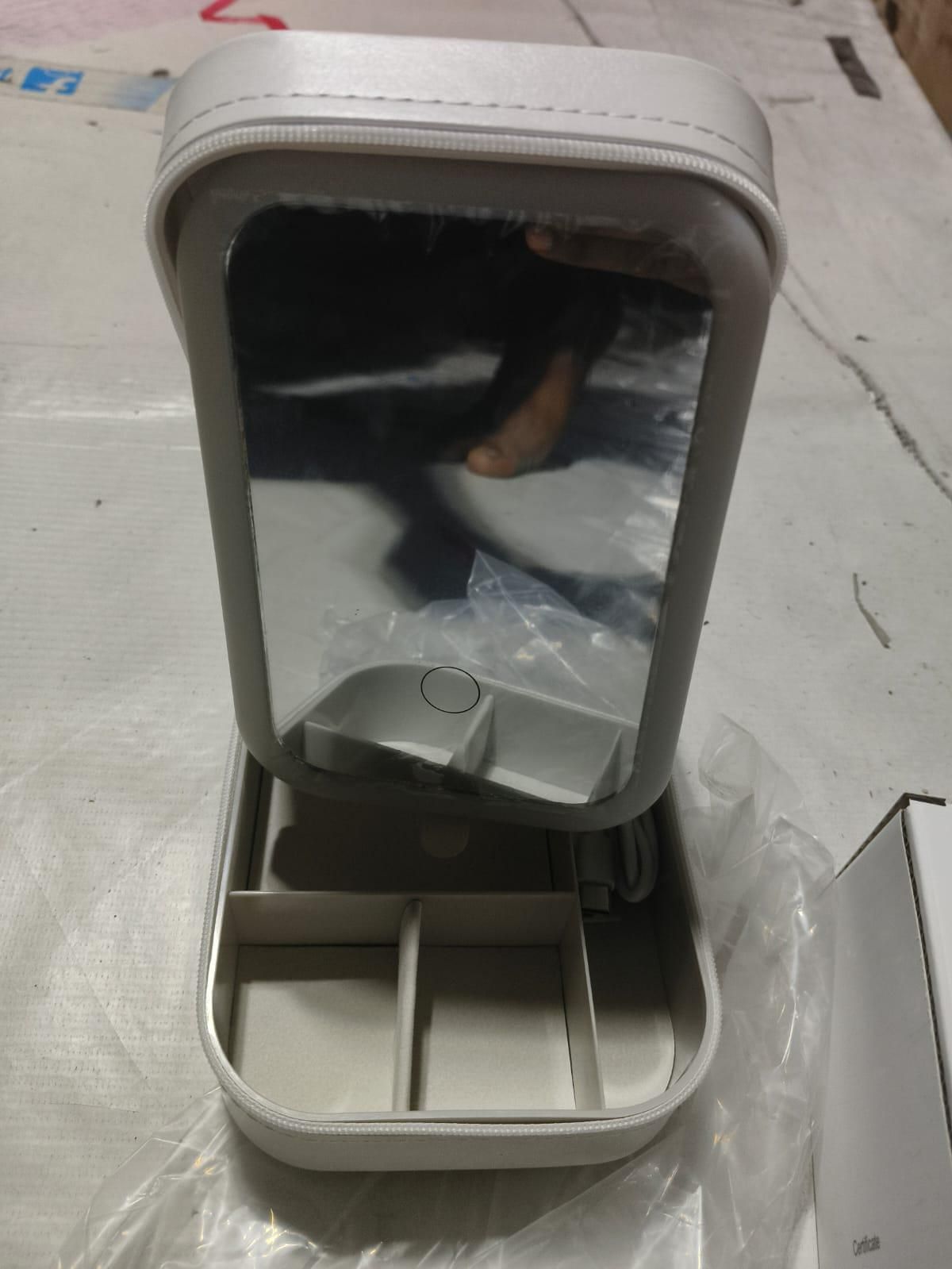 Mini Makeup Box With LED Mirror