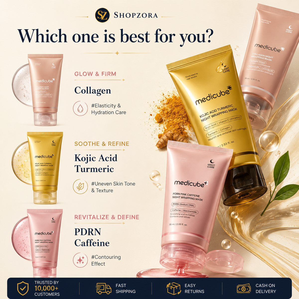 Korean Collagen Overnight Wrapping Mask Pro (75ml)