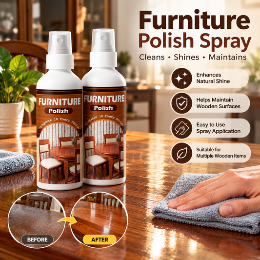 WoodCare Furniture Polish Spray – Buy 1 Get 1 FREE